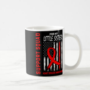 Mug Femmes Red Little Soeur Sensibilisation aux maladi