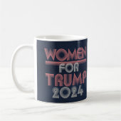 Mug Femmes roses Vintages rétro pour Trump 2024 (Gauche)