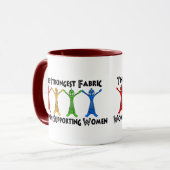 Mug Femmes soutenant des femmes (Devant gauche)