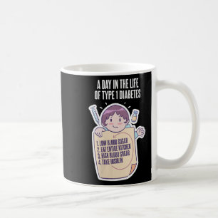 Mug Femmes Type 1 Diabète Mois de sensibilisation Diab