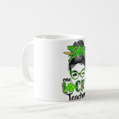 Mug Femmes Un Professeur Lucky Funny Jour de la Saint  (Devant gauche)