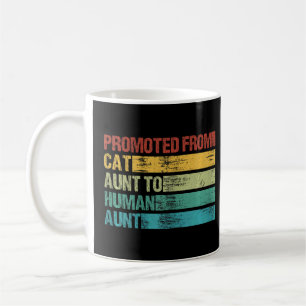 Mug Femmes Vintage promu de la chatte à la tante humai