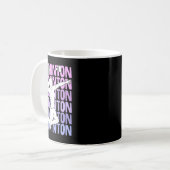 Mug Femmes Volants de badminton (Devant gauche)