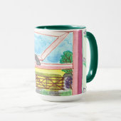 Mug Fenêtre cuisine irlandaise (Devant droit)