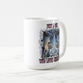 Mug Fenêtre de Noël Charmant Avec Vue Sur Neige (Devant droit)