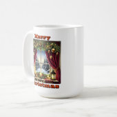 Mug Fenêtre de Noël sereine (Devant gauche)
