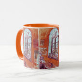 Mug Fenêtre du Studio de Vincent van Gogh à l'Asile (Devant gauche)