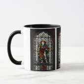 Mug Fenêtre en verre teinté de St George - monogramme (Gauche)