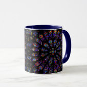 Mug Fenêtre rose du sud de Notre Dame (Devant droit)