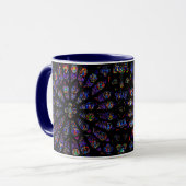 Mug Fenêtre rose du sud de Notre Dame (Devant gauche)