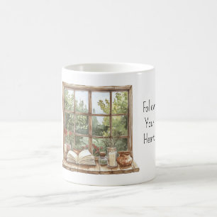 Mug Fenêtre Roses Rouges