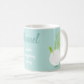 Mug Fennel Tout Favorise Bleu Blanc Cuisine (Devant droit)