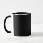 Mug Fenrir Wolf D'Odin Celtic Norse Runes Distorties (Gauche)