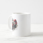 Mug Fente De Boxe Avec Gants De Boxe Kickboxing Funny (Devant gauche)