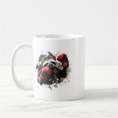 Mug Fente De Boxe Avec Gants De Boxe Kickboxing Funny (Gauche)