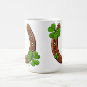 Mug Fer à Cheval Chanceux Avec Trèfles Verts (Centre)