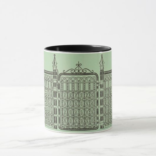 Mug Fer Antique Ornementale Clôture en Fer forgé (Centre)
