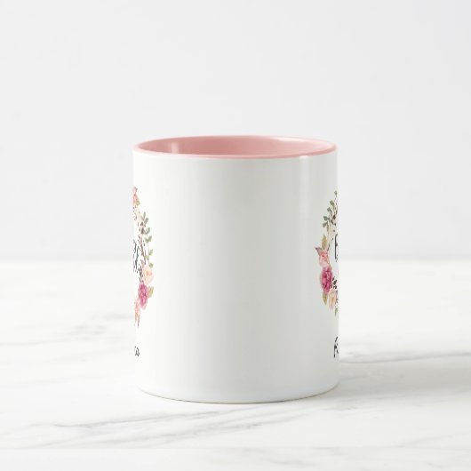 Mug Fer Boho Classy Floral Wreath (Centre)