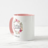 Mug Fer Boho Classy Floral Wreath (Devant gauche)