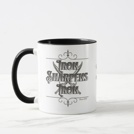 Mug Fer gris et argenté Sharpens (Gauche)