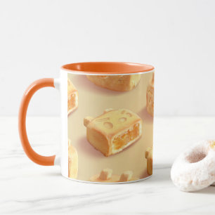 Mug Fer T : motif de gâteau d'ananas de Taiwan