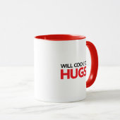 Mug Fera cuire pour des étreintes (Devant droit)