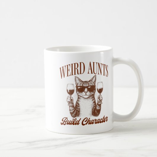Mug Feral Aunt Cat Lover Cat Auntie Weird Aunts Build  (Droite)