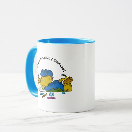 Mug Ferald | Là où la créativité dérive ! (Devant gauche)