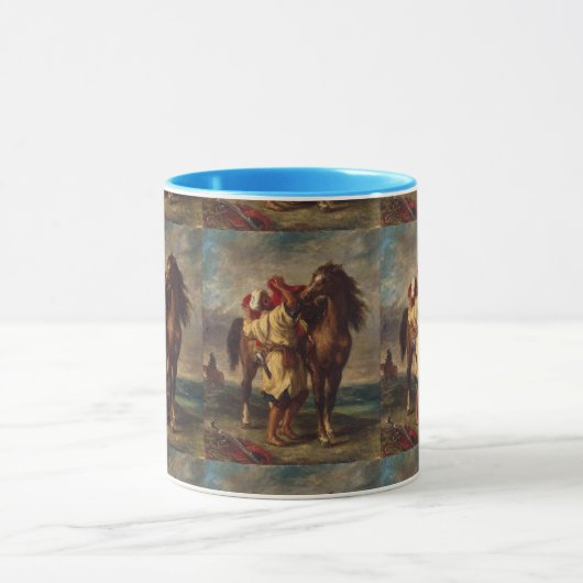 Mug Ferdinand Delacroix Arab Saddle Son Cheval (Centre)