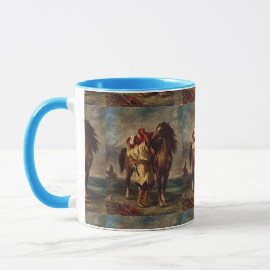 Mug Ferdinand Delacroix Arab Saddle Son Cheval (Gauche)