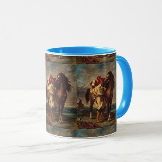 Mug Ferdinand Delacroix Arab Saddle Son Cheval (Devant droit)