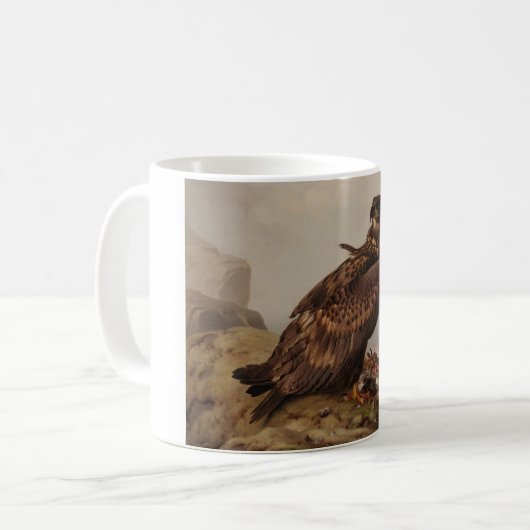 Mug Ferdinand von Wright - Aigle à queue blanche (Devant gauche)