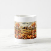 Mug Ferme citrouille automne récolte Thanksgiving (Centre)