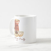 Mug Ferme confortable Russe Aquarelle vacances (Devant gauche)