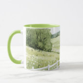 Mug Ferme Country Road Poulet Rose Bow (Gauche)
