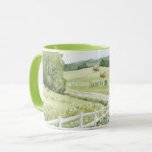 Mug Ferme Country Road Poulet Rose Bow (Devant gauche)