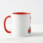 Mug Ferme de camions Red Christmas Truck (Gauche)