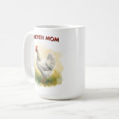 Mug Ferme de maman poule drôle (Devant gauche)