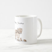 Mug Ferme de Noël Cheval Animaux Hiver (Devant droit)