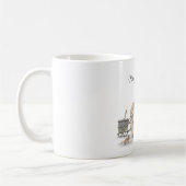 Mug Ferme de Noël Cheval Animaux Hiver (Gauche)