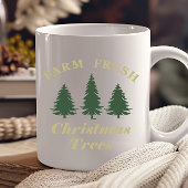 Mug Ferme de pins de Noël frais