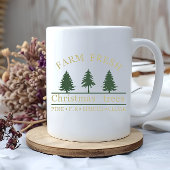 Mug Ferme de pins de Noël frais