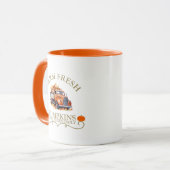 Mug Ferme d'eau douce citrouilles feuilles automne aut (Devant gauche)