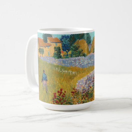 Mug Ferme en Provence | Vincent van Gogh (Devant gauche)