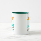 Mug Ferme-la, je compte la boue (Centre)