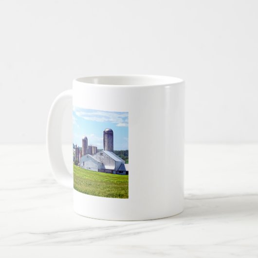 Mug Ferme Pennsylvanie avec Silos (Devant gauche)