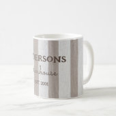 Mug Ferme personnalisée bois rustique (Devant droit)