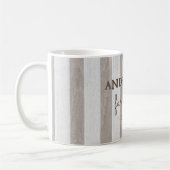 Mug Ferme personnalisée bois rustique (Gauche)