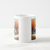 Mug Ferme rustique & Cheval Automne Canvas Wall Art (Centre)