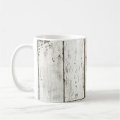 Mug ferme rustique grange beige gris blanc bois (Gauche)